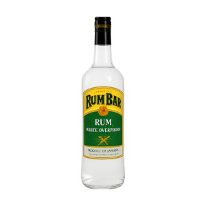 Rum Bar White Overproof Rum 1L